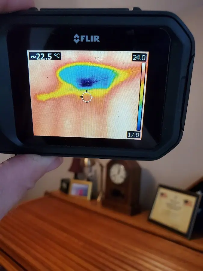 Thermal imaging inspection for water damage in Holmdel